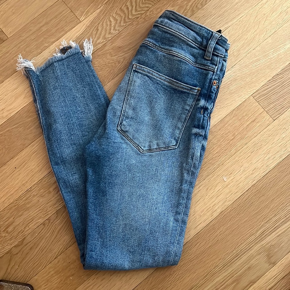 Zara Skinny Jeans High Rise